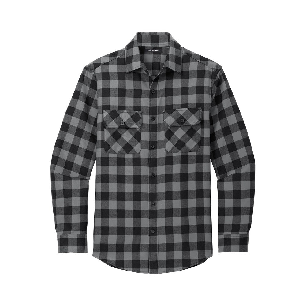 Grey/Black Buffalo Check