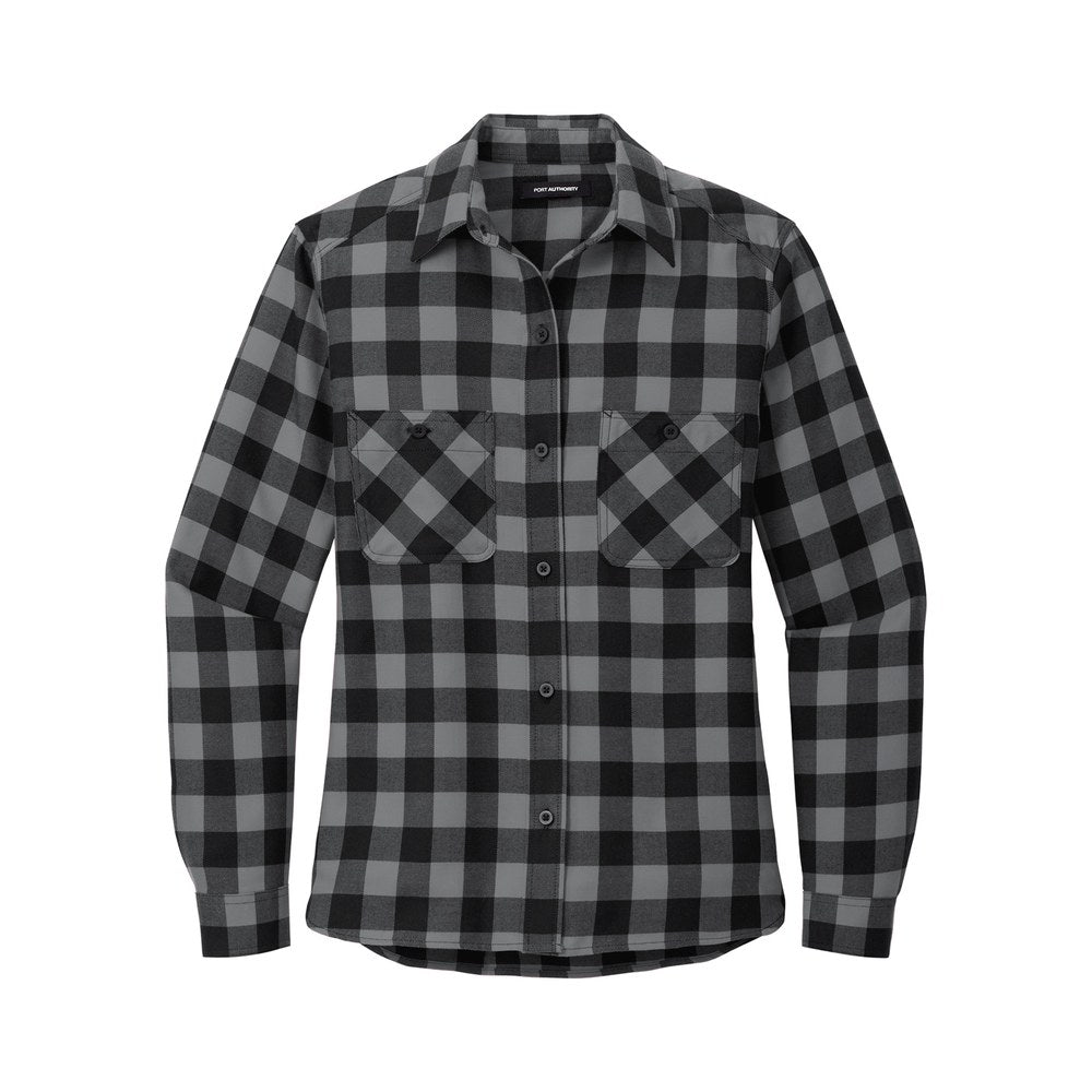 Grey/Black Buffalo Check