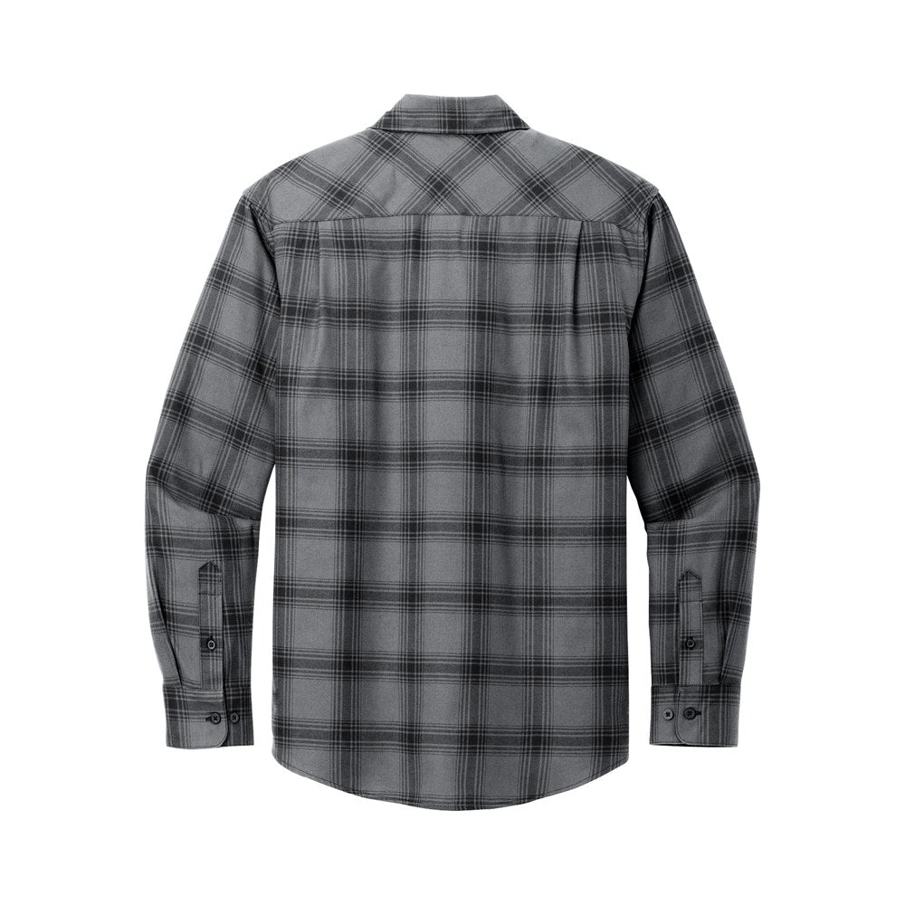 Grey/Black Open Plaid | Back