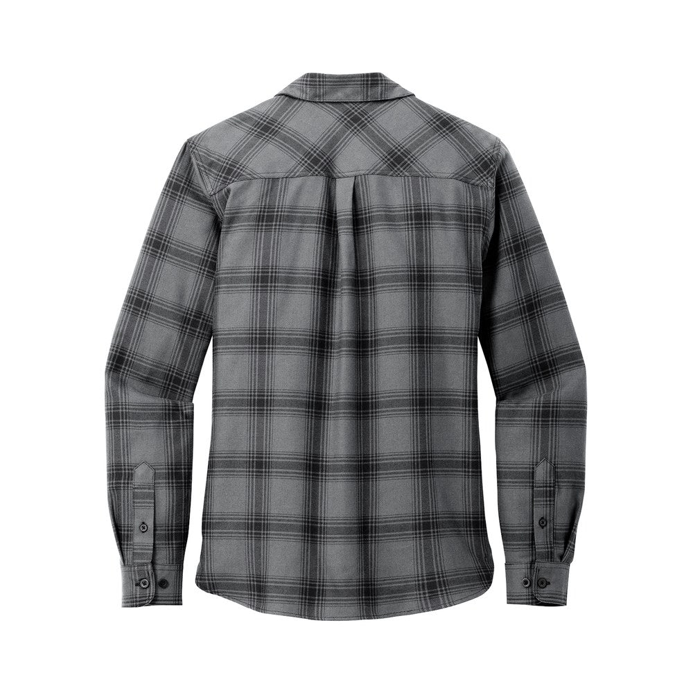 Grey/Black Open Plaid | Back