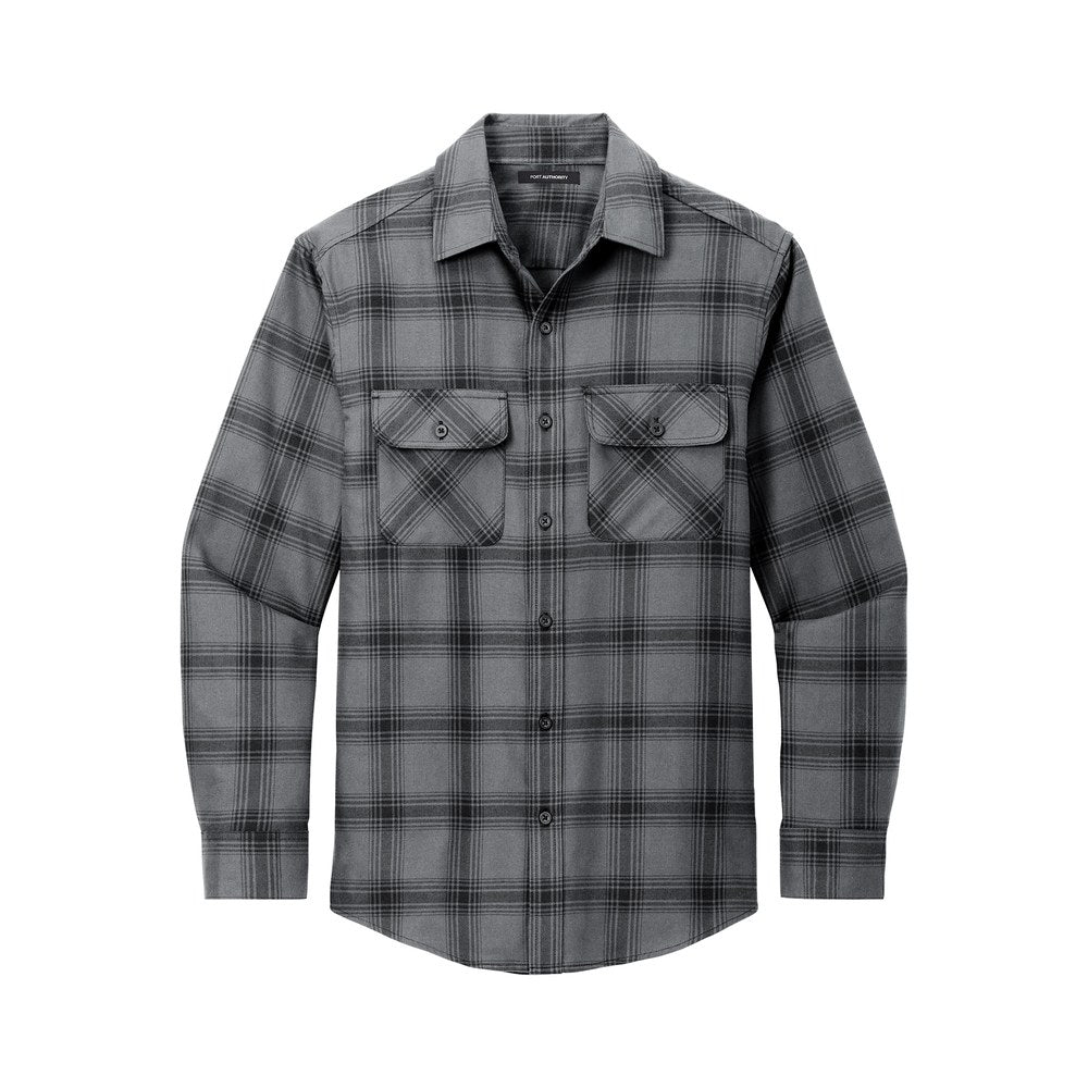 Grey/Black Open Plaid