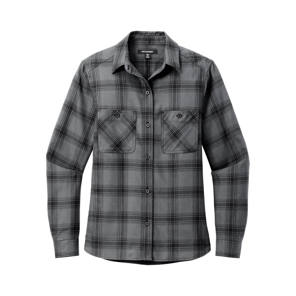 Grey/Black Open Plaid