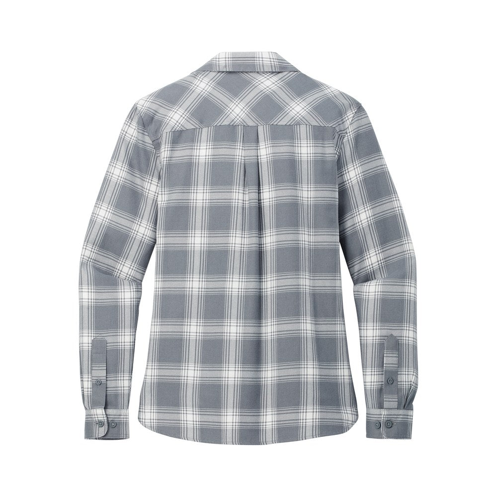 Grey/Cream Open Plaid | Back