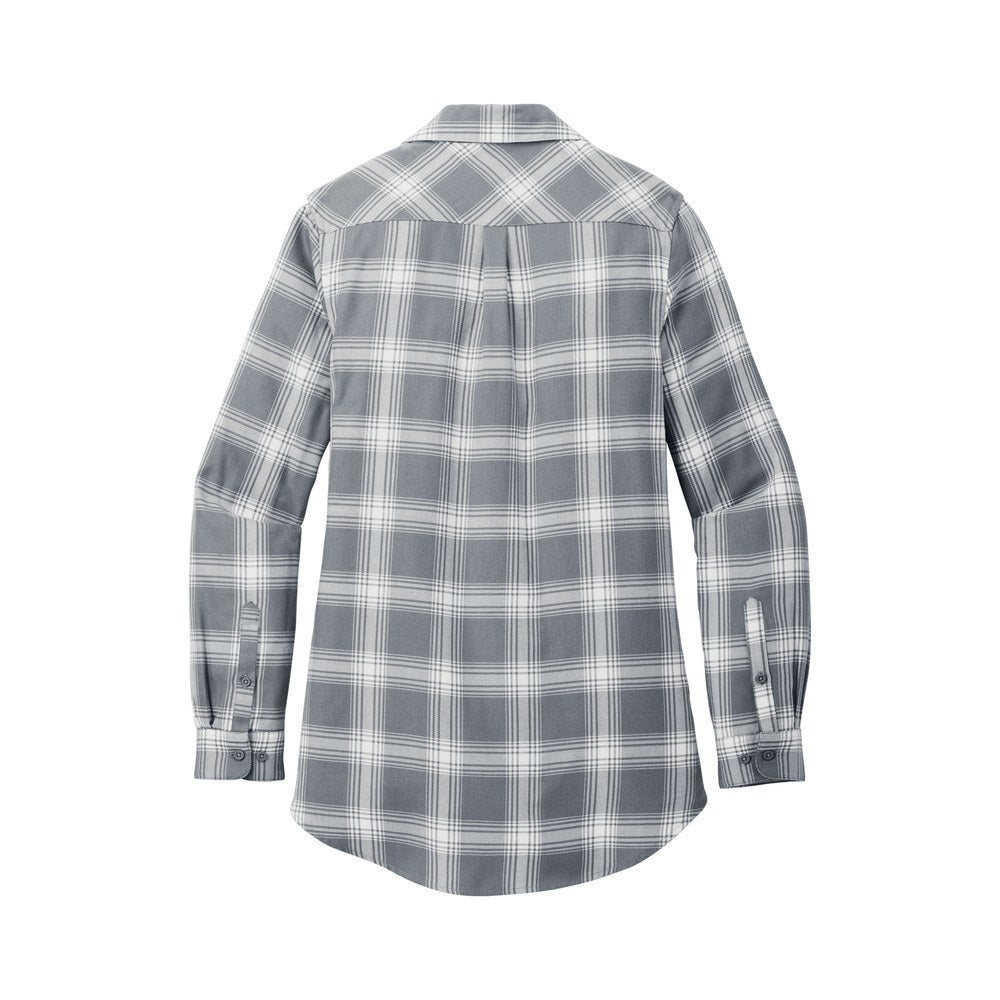 Grey/Cream Open Plaid | Back