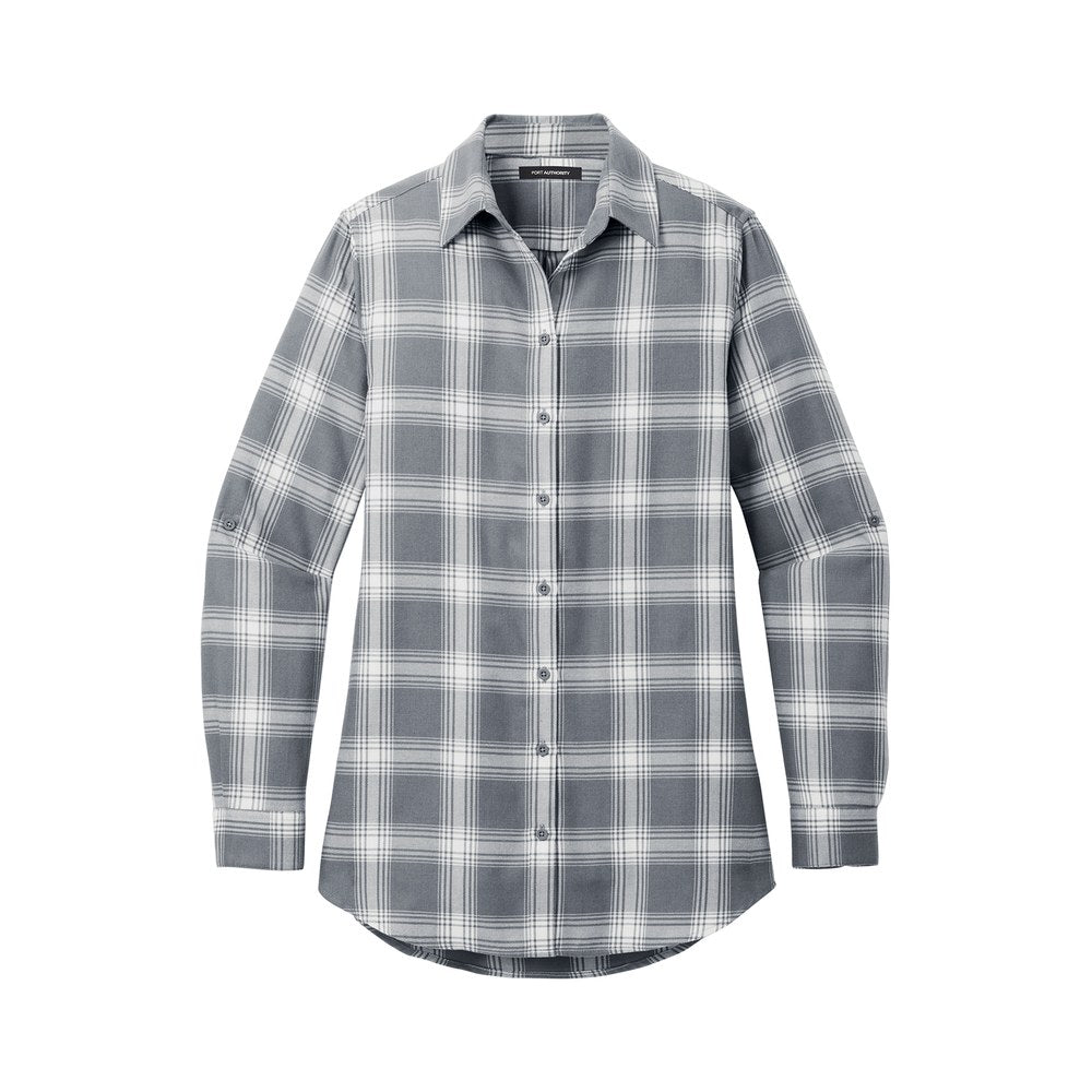 Grey/Cream Open Plaid