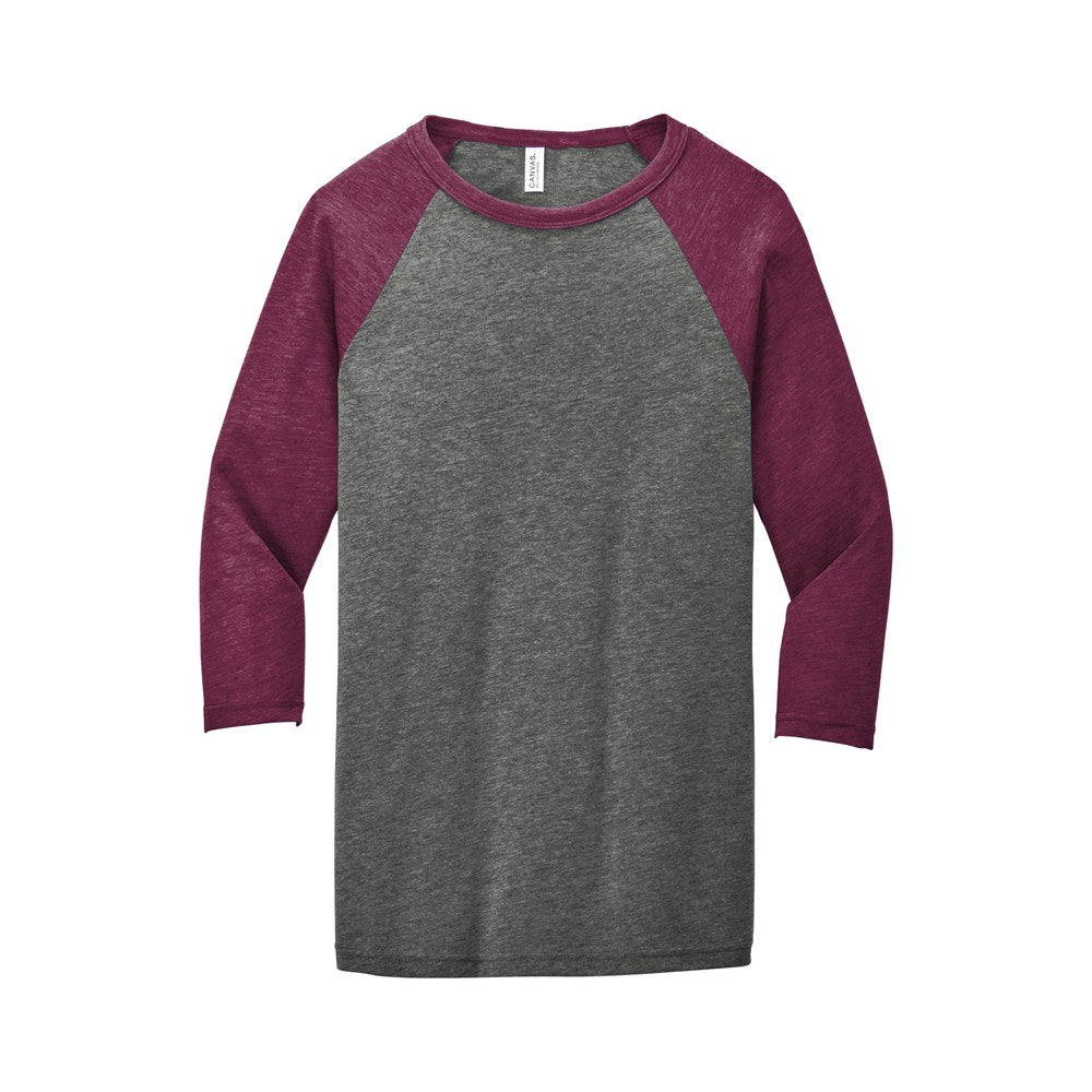 Grey/Maroon Triblend