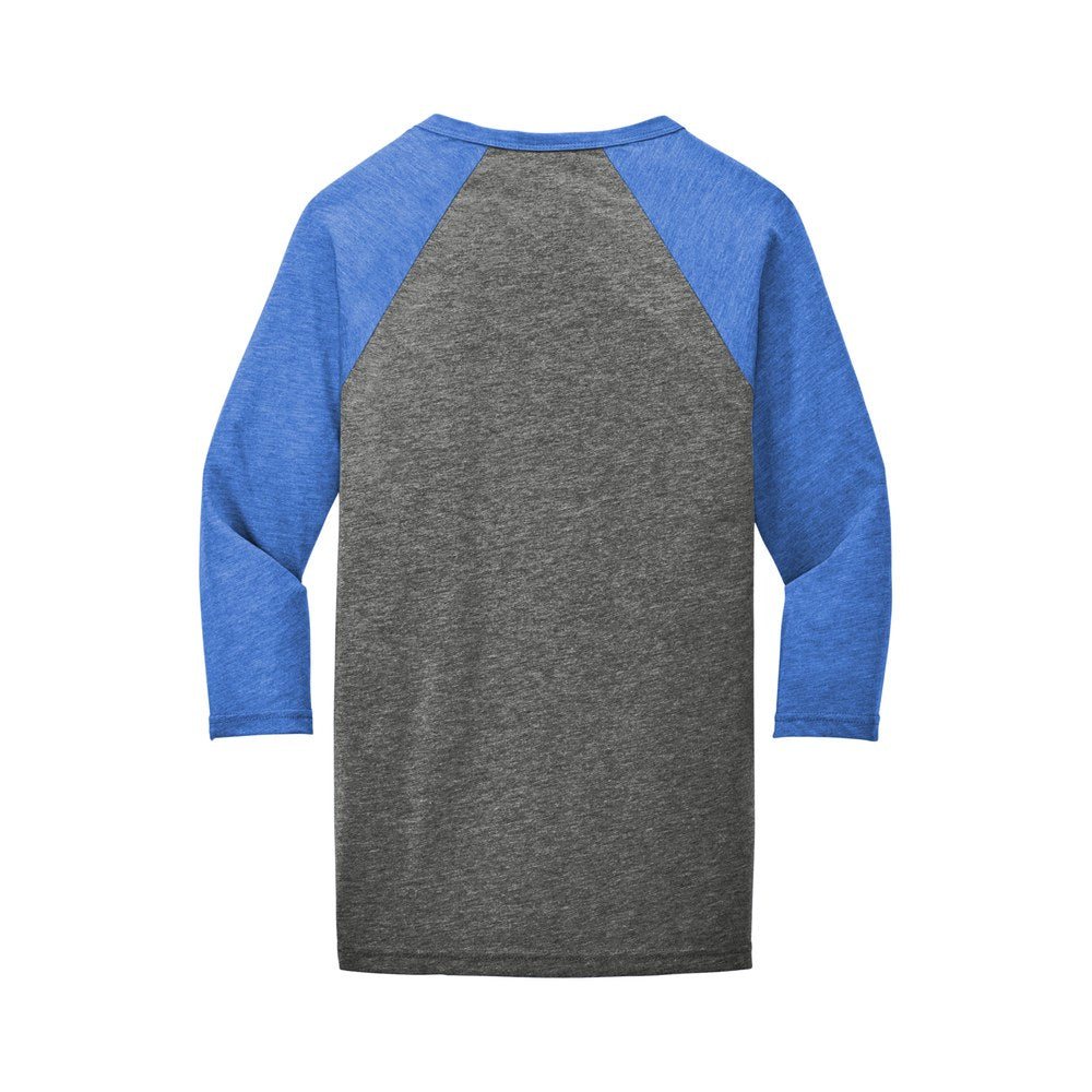 Grey/True Royal Triblend | Back
