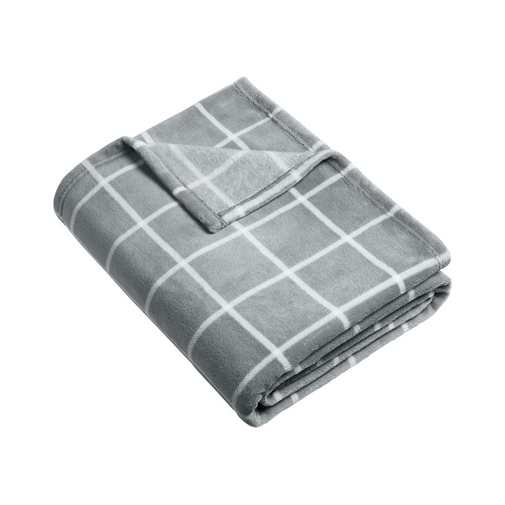 Gusty Grey/Marshmallow Check