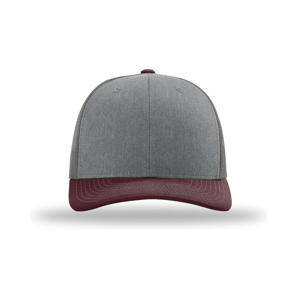 Heather Grey/Charcoal/Maroon