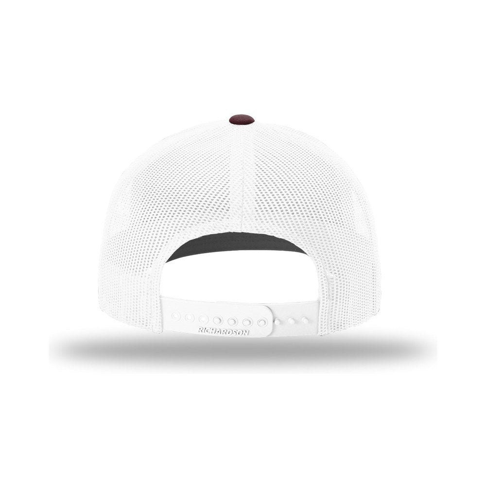 Maroon/White | Back