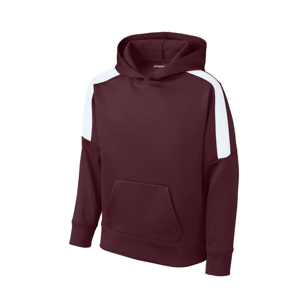 Maroon/White