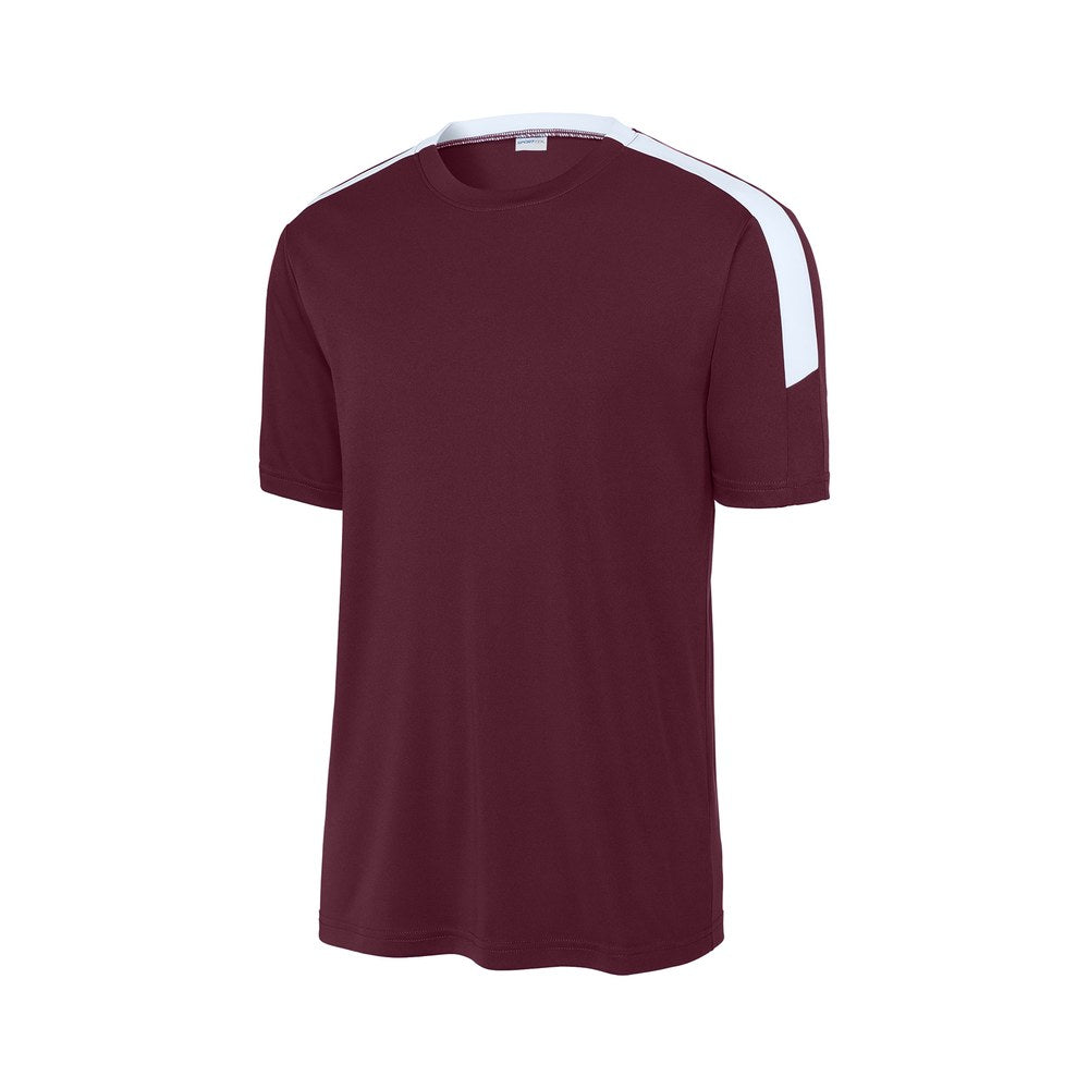 Maroon/White