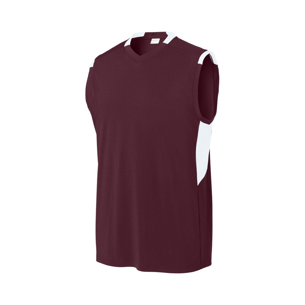 Maroon/White