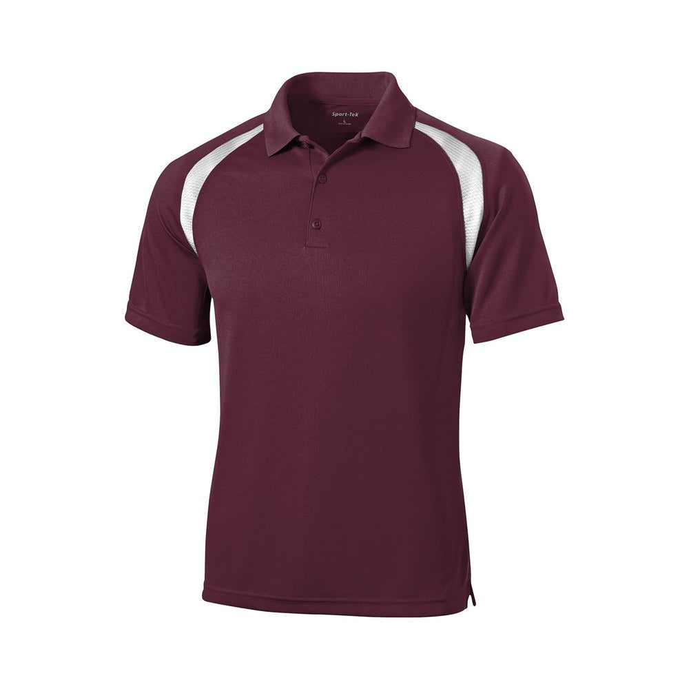 Maroon/White
