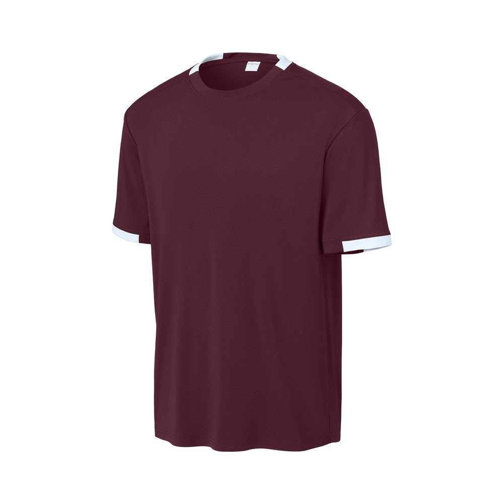 Maroon/White
