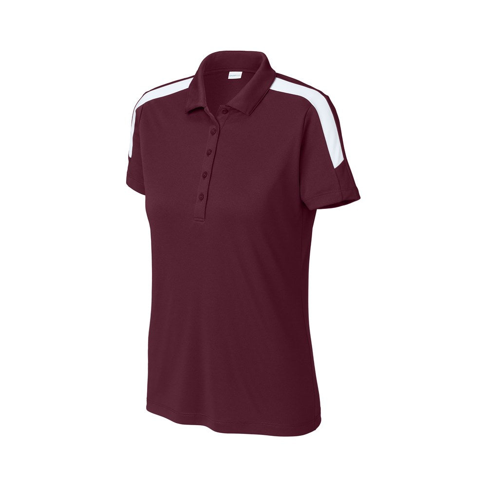 Maroon/White