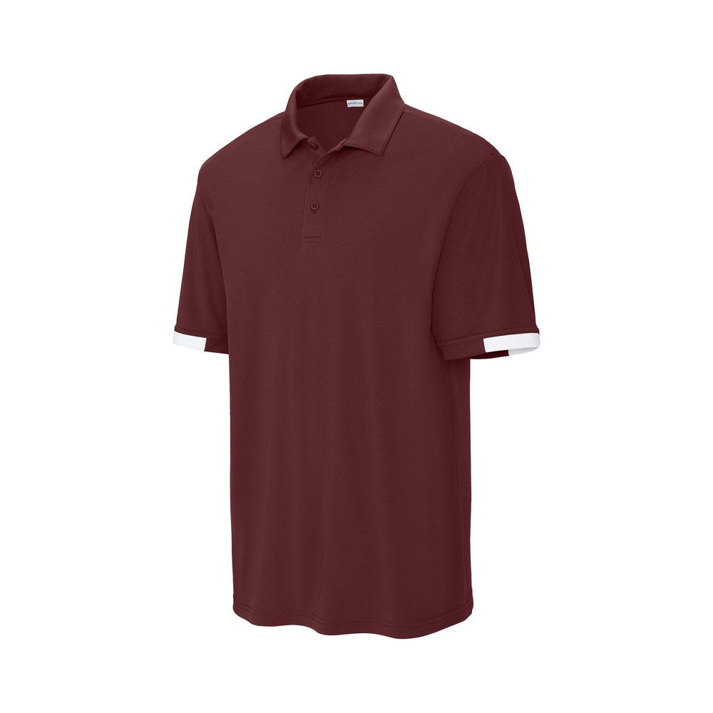 Maroon/White