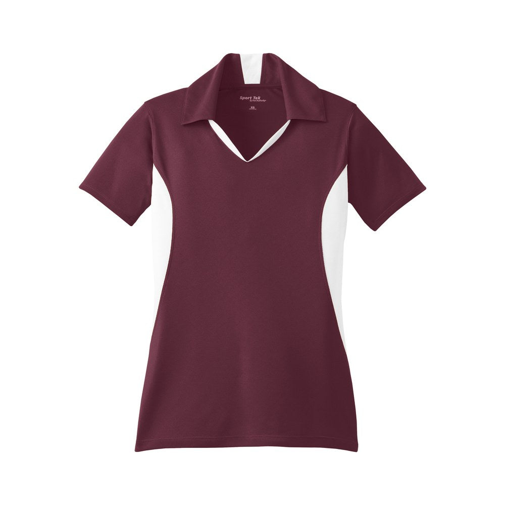 Maroon/White