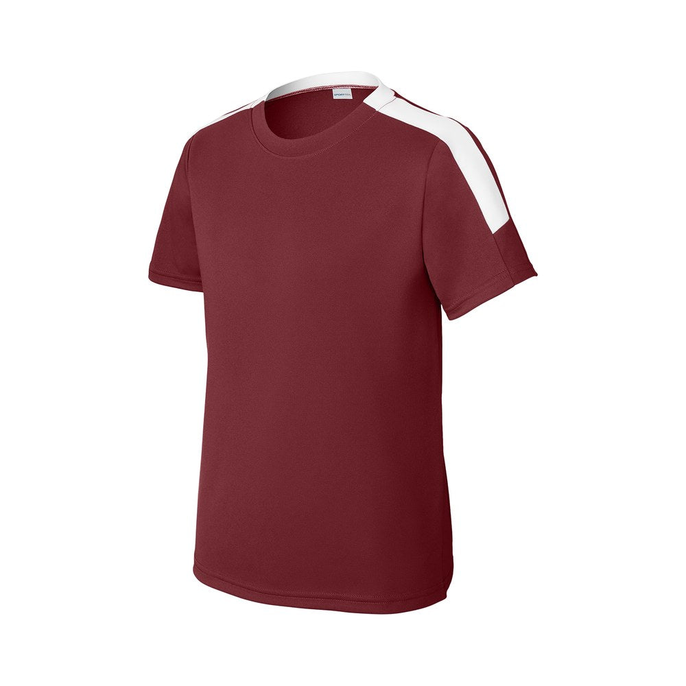 Maroon/White