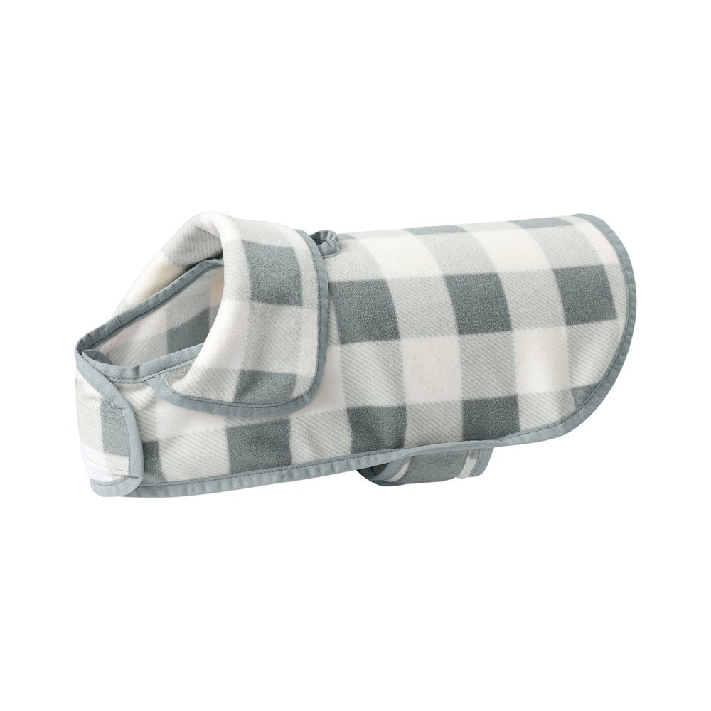 Marshmallow/Monument Grey Buffalo Check