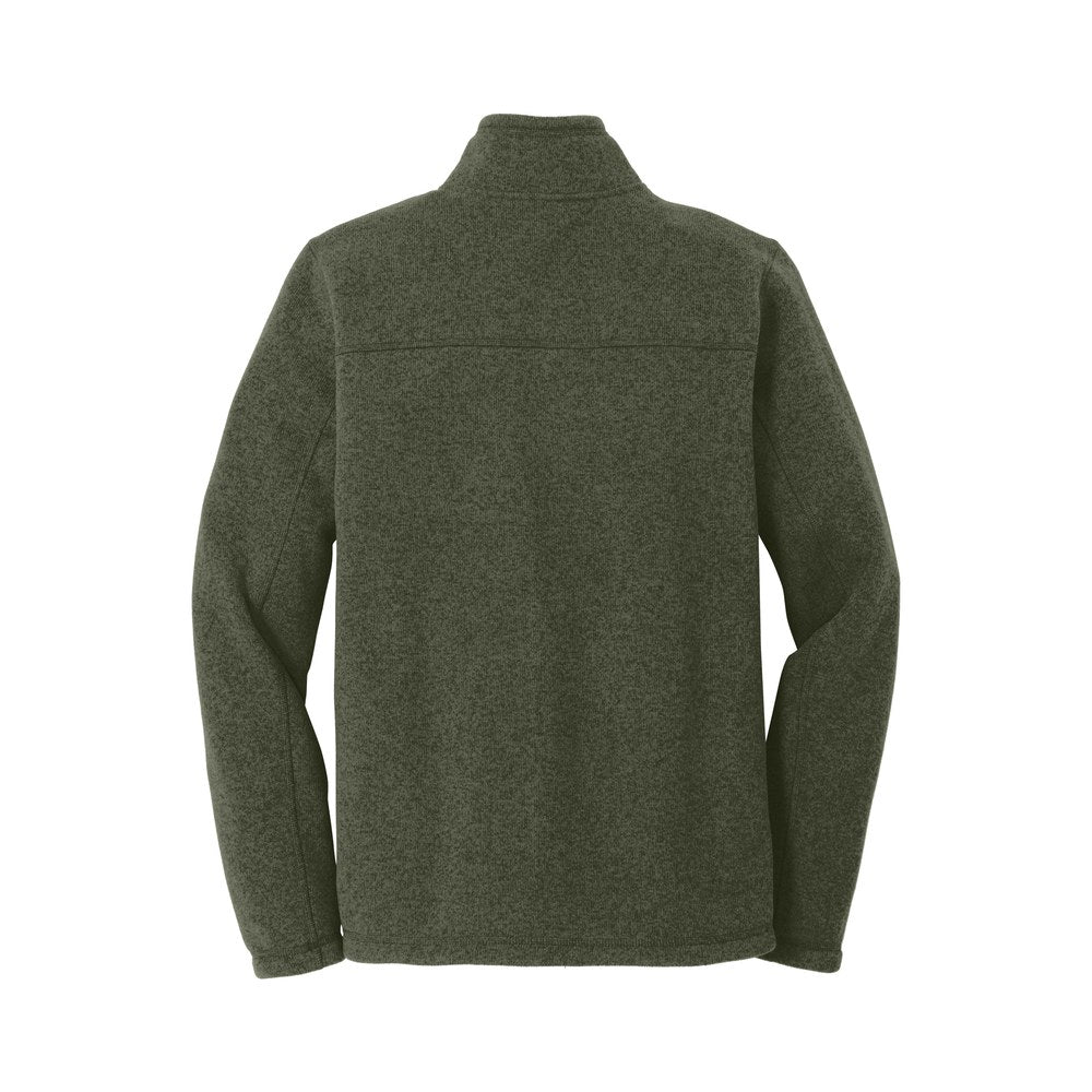 New Taupe Green Heather | Back