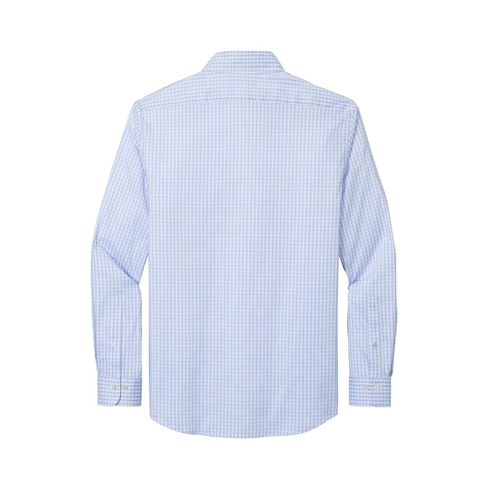 Newport Blue/Pearl Pink Fine Check | Back