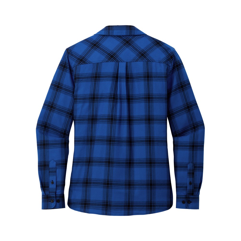 Royal/Black Open Plaid | Back