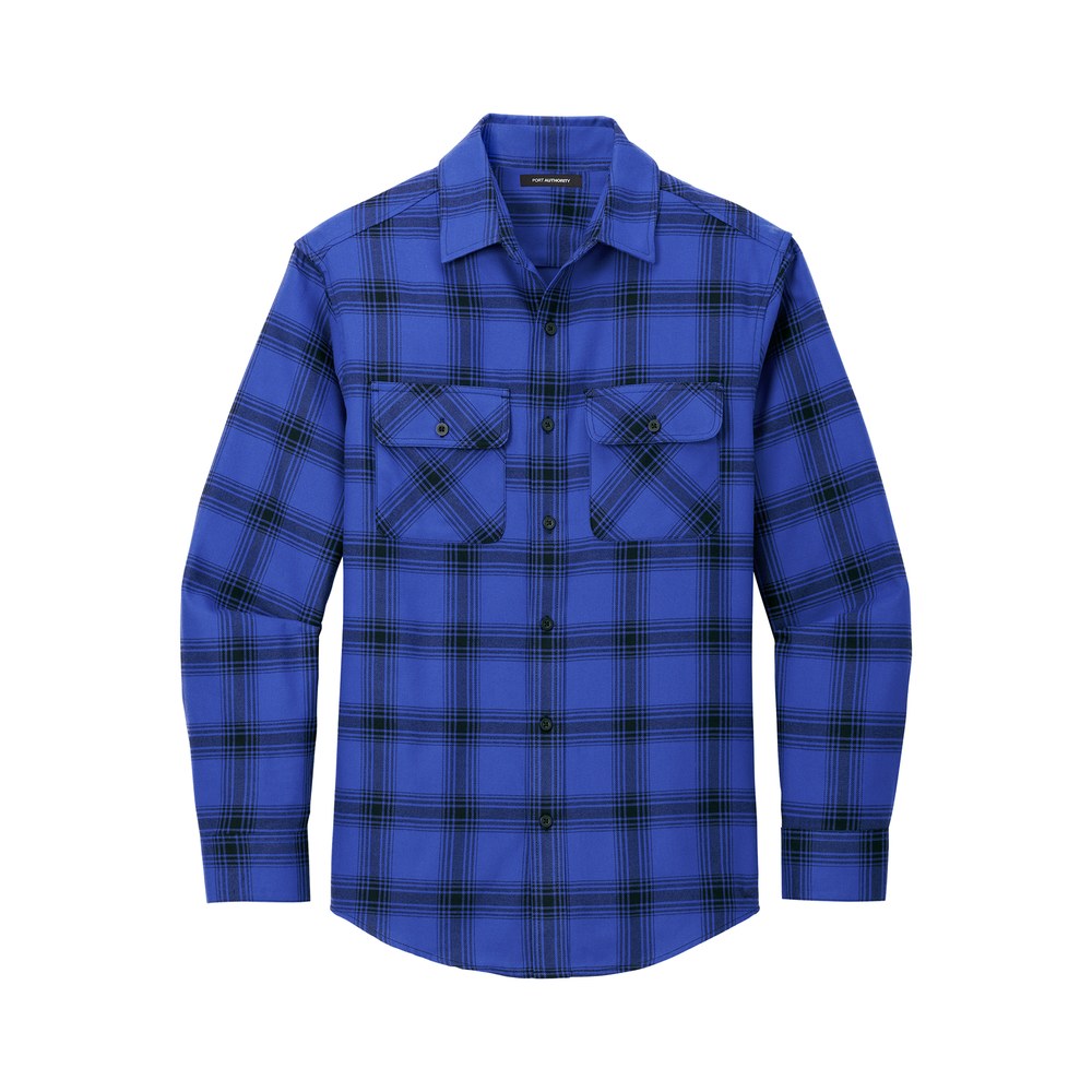 Royal/Black Open Plaid