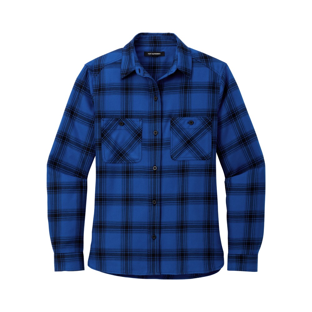 Royal/Black Open Plaid