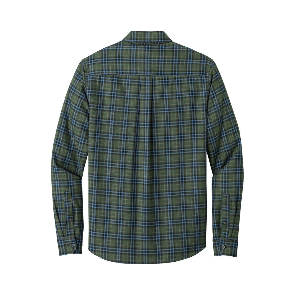 Soft Olive Plaid | Back