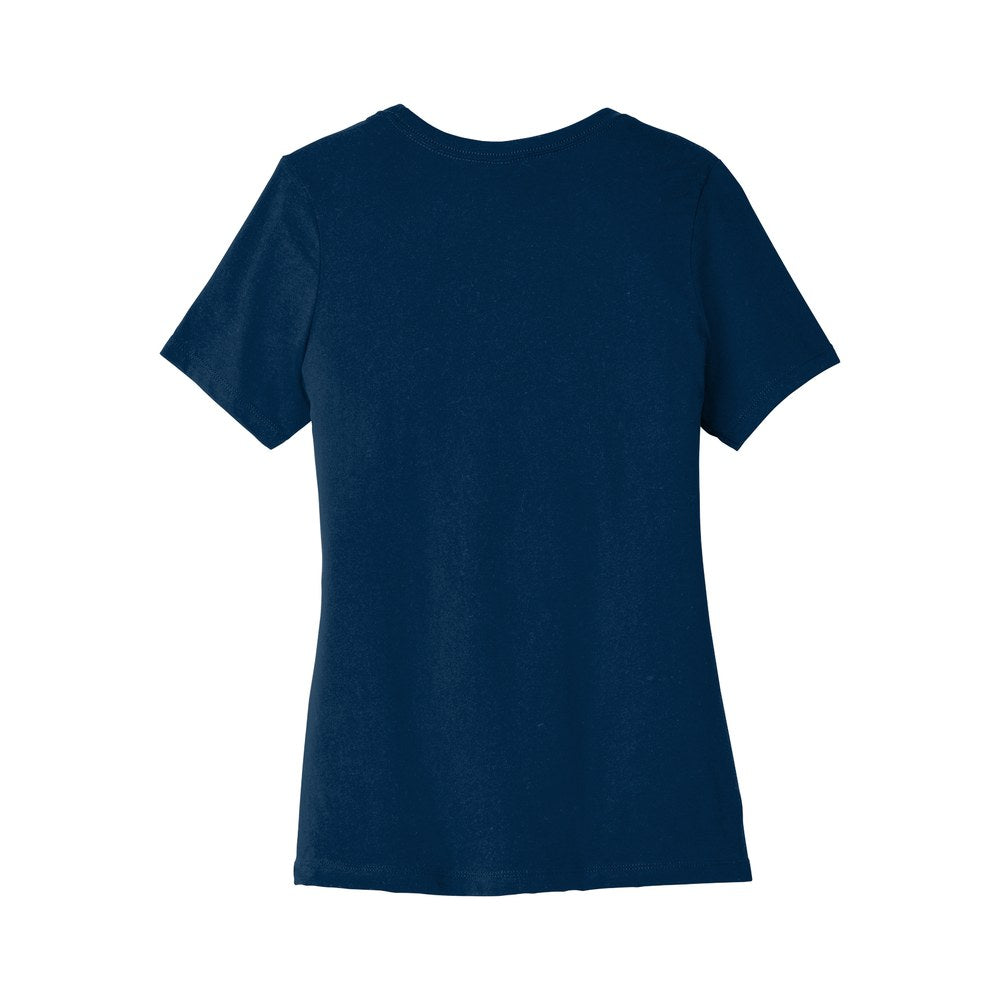 Solid Navy Triblend | Back