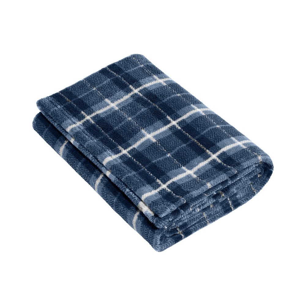 True Navy/Dusk Herringbone Plaid
