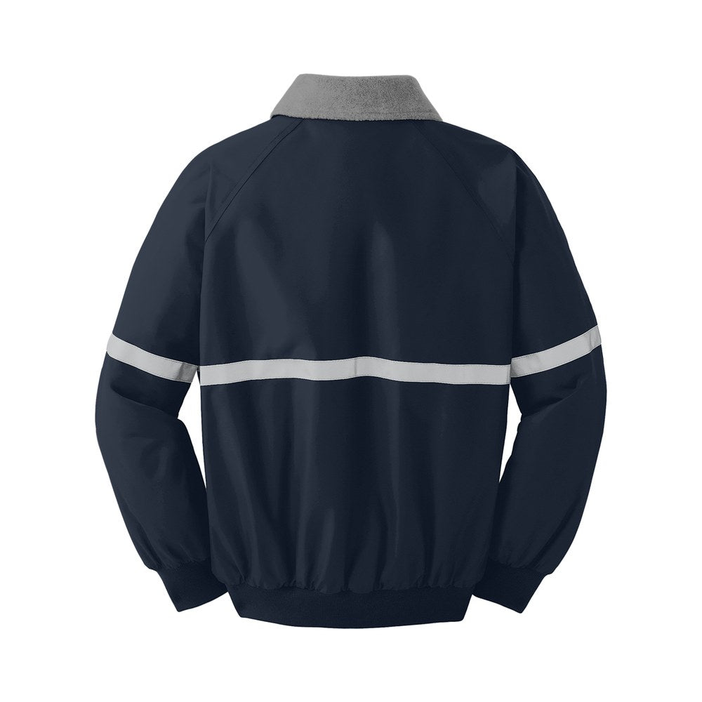 True Navy/Grey Heather/Reflective | Back