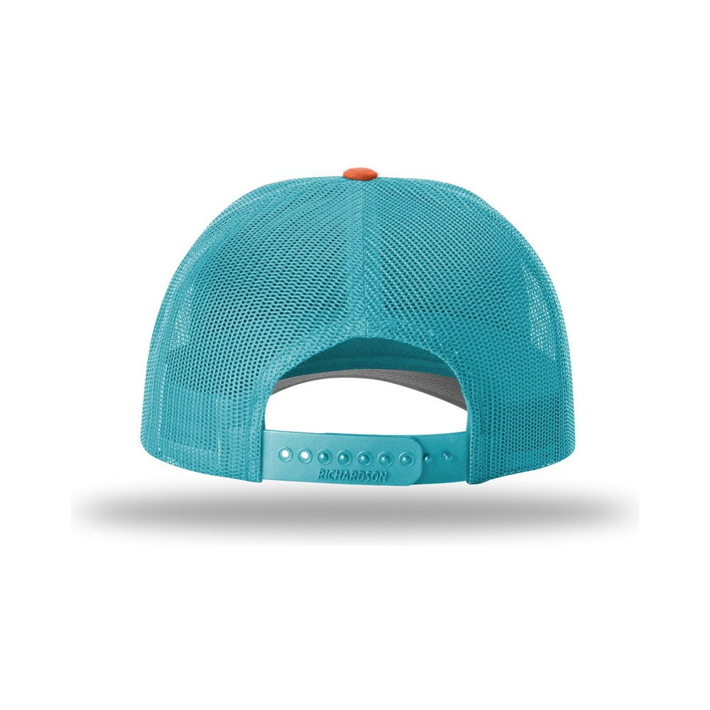 White/Hawaiian Blue/Pale Orange | Back