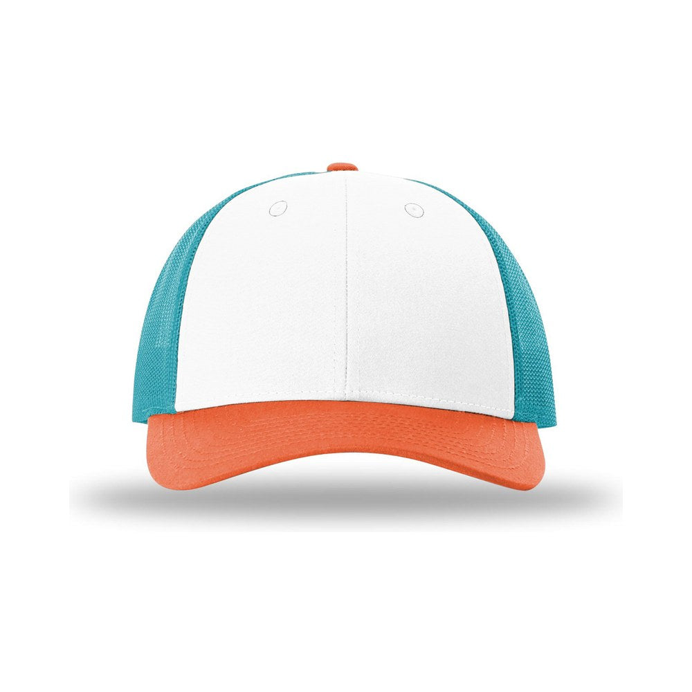 White/Hawaiian Blue/Pale Orange