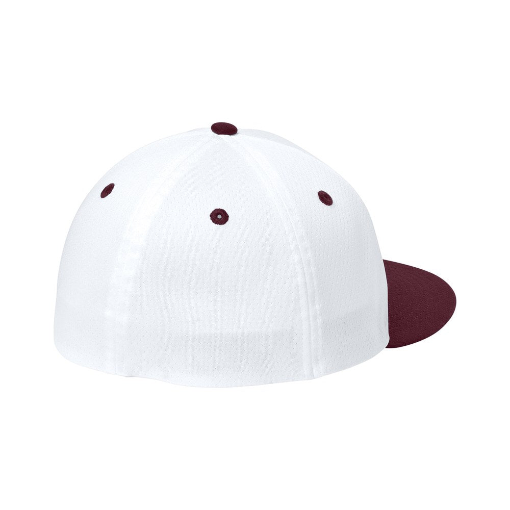 White/Maroon/White | Back