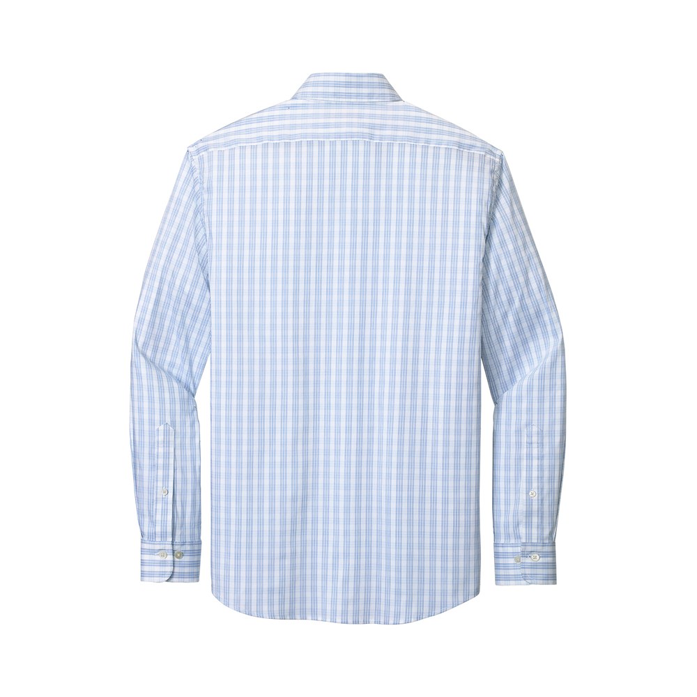 White/Newport Blue Grid Check | Back